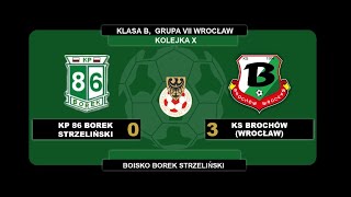 10.Kolejka, KP 96 Borek Strzeliński 0:3 KS Brochów, 21.10.2018, skrót