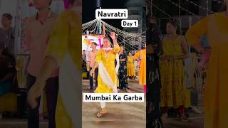 Navratri Day 1 yellow colour ||Mumbai Ka Garba After 7 yrs ||#shorts #ytshorts #navratri #trending