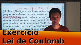 Lei de Coulomb, Exercício de Lei de Coulomb