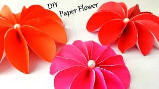 DIY Paper Flower | How To Make Paper Flower For Party Decoration | Paper Crafts Tutorial