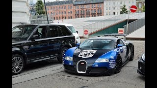 Bugatti Veyron in Copenhagen - Loud cold start!