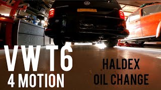 VW T6 4MOTION | Haldex Oil Change | California | Transporter | 4WD | AWD | Volkswagen | Vanlife