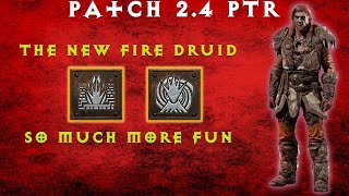 The NEW Fire Druid is so much better to play! Diablo 2 patch 2.4