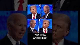 Trump challenges Biden to second presidential debate   #news #study #vocabulary