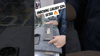 Unboxing Samsung Galaxy S24 Ultra Titanium Grey 🩶🔥 #samsung #s24ultra #viralvideo #trending #shorts