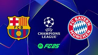 BARCELONA - BAYERN MÜNCHEN BAJNOKOK LIGÁJA MECCS SZIMULÁLÁS | EA FC 25