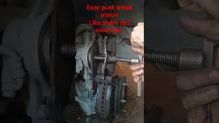 Toyota break piston easy push #cars #toyota  #carrepair