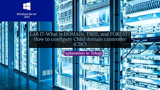 LAB 17 HOW TO CREATE CHILD DOMAIN CONTROLLER