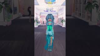 Aquatic outfit, top model #dti #roblox #aquatic #challenge #suggestion #topmodel #dresstoimpress