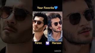 Feroz Khan And Haroon Kadwani Who is Best Actors💙 | #ferozekhan #danishtaimoor  #ruposh #wahajali