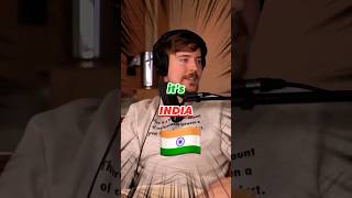 Why Mr Beast Thinks India🇮🇳 is The Future Of YouTube ? 😮#shorts #podcast #india #mrbeast