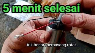 cara mudah dan benar memasang fuel pump injeksi /rotak