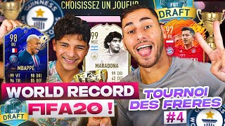 LE MEILLEUR FIFA POUR LES WOLRD RECORD : FIFA 20 !! TOURNOI DES FRERES #4 🤩