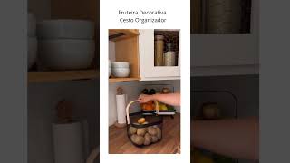 Fruteira Decorativa Cesto Organizador   #achadosshopee #achadinhos