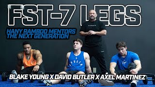 LEG DAY with the Young Gunz Hany Rambod X Axel Martinez | FST-7 Legs