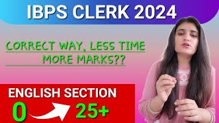 How to Solve English Section? correct way, less time, more marks #ibps #sbi #rbi #sbipo #ibpspo