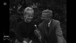 BR Retro: Petula Clark · Interview auf einem Autodach Doku (1962)