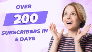 How I got to 400 subscribers in 5 days | Testimony - Not your usual youtube growth video