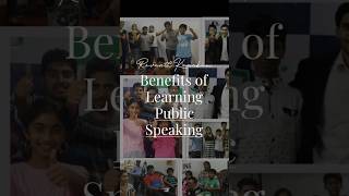 Benefits of learning Public speaking by Revanth kanakam #trending #youtube