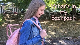 What’s in my Backpack for School! Что в моём школьном рюкзаке!