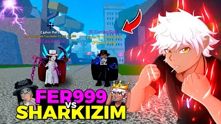 Fui PVP com a FER999 e consegui um dos titulo mais raro do Blox Fruits - Sharkizim ​ 🦈👑 @fer999