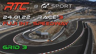 LIVE: RTC Serie Season 2022.1 Grid 3 Rennen 3 @ Fuji International Speedway Short (JP)