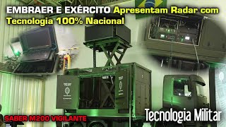 Radar com Tecnologia Nacional de 200 Km de Alcance para Exército Brasileiro - Saber M200 Vigilante