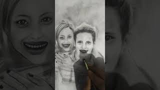 how to draw, sketch, couple portrait #drawing #figuresketch #satisfying #sketch #art #howtodraw