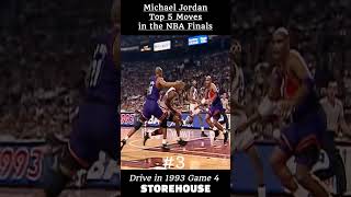 Michael Jordan's Top 5 Moves in the NBA Finals #shorts