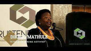 Rustenburg Chamber of Commerce - Women in Mining Conference 2017 - Part 4 - Dikago Speech