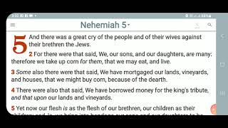 KJV-Daily Bible: p.m. Nehemiah 5:1-19