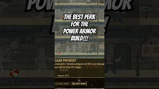 Fallout 4 - Best Perk for POWER ARMOR BUILD