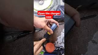 how to open the laptop charger case  #laptops #servislaptop #cargear #tutorialelektronik