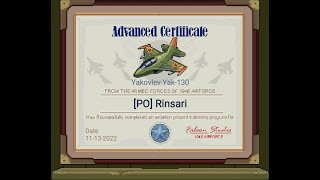 1945 Air Force Yakovlev Yak-130 Advanced Certificate