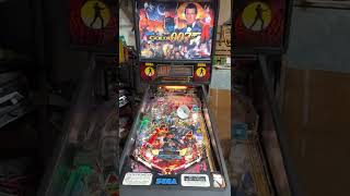 Goldeneye 007 Pinball (Sega, 1996) Playfield Cleaning, Satellite Replacement, and LED installation.