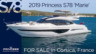 2019 Princess S78 'Marie' - FOR SALE - in Corsica