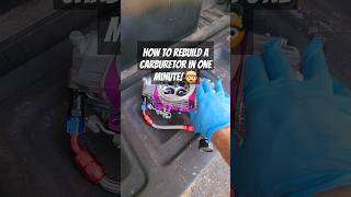 How to rebuild a E85 carburetor in one minute! 🤯 #e85 #400sbc #carburetor #n2o