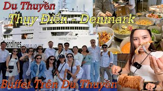 Taylor Tới Châu Âu Part 2 - Đi Du Thuyền Giữa Thụy Điển Và Denmark Ăn Buffet Trên Tàu Có Heo Quay