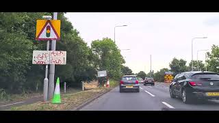 Driving on M4 Motorway 🛣 Friday evening