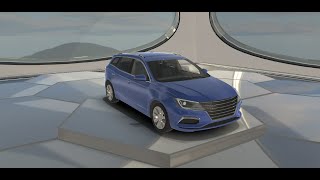 Station Wagon Car 2022 3D Model Review | SCORPYAZILIMMARKET.COM - 3D MODEL SHOP