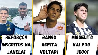 JANELA DE TRANSFERENCIAS ABERTA! GANSO QUER VOLTAR! REFORÇOS INSCRITOS E MIGUELITO VAI PRO JOGO!