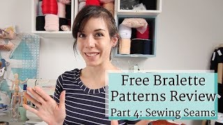 Free bralette patterns review! #4 Sewing Seams