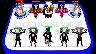 Merge Master Kamera Sink Monster War ( Merge Skibidi) Merge Battle Skibidi Toilet Gameplay