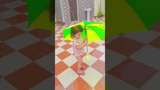 rain rain go away | pani barsa chhum | #fun #rain #shorts #youtubeshorts #viral #viralvideo #girl