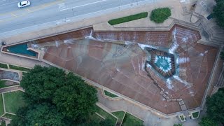 Fort Worth Water Gardens in 4K