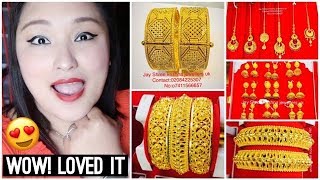 Latest Gold Earrings Bangles Bindi Designs + Repairing My Ring | Alperton Shopping Day! - Vlog #135