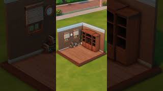 Let's Build GRANNIES LIVING ROOM \\ Stop Motion Room Builds \\ #sim4 #sims4cc #gaming