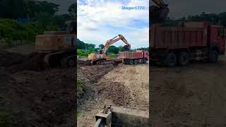 #excavator #sany Loading Time.. #sinotruk, #shorts #shortsvideo