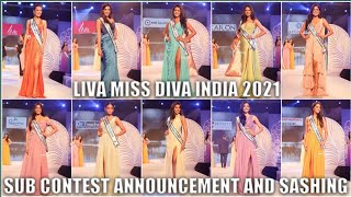 Liva Miss Diva India 2021 - Sub Contest Announcement And Sashing