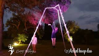 Aerial Duo Hoop -  Acrobatica Aerea - artistidistradaPuglia #artistidistradapuglia